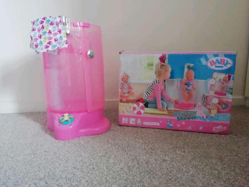 baby born rain fun shower